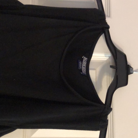 Lands End heavy, long black dress - Picture 2 of 11